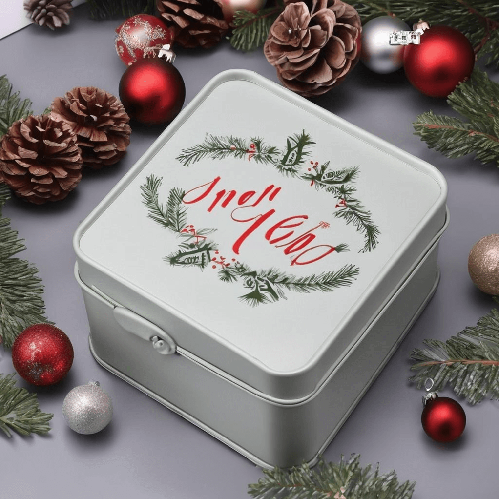 B2B Holiday Boost: Custom Printed Cookie Xmas Tins