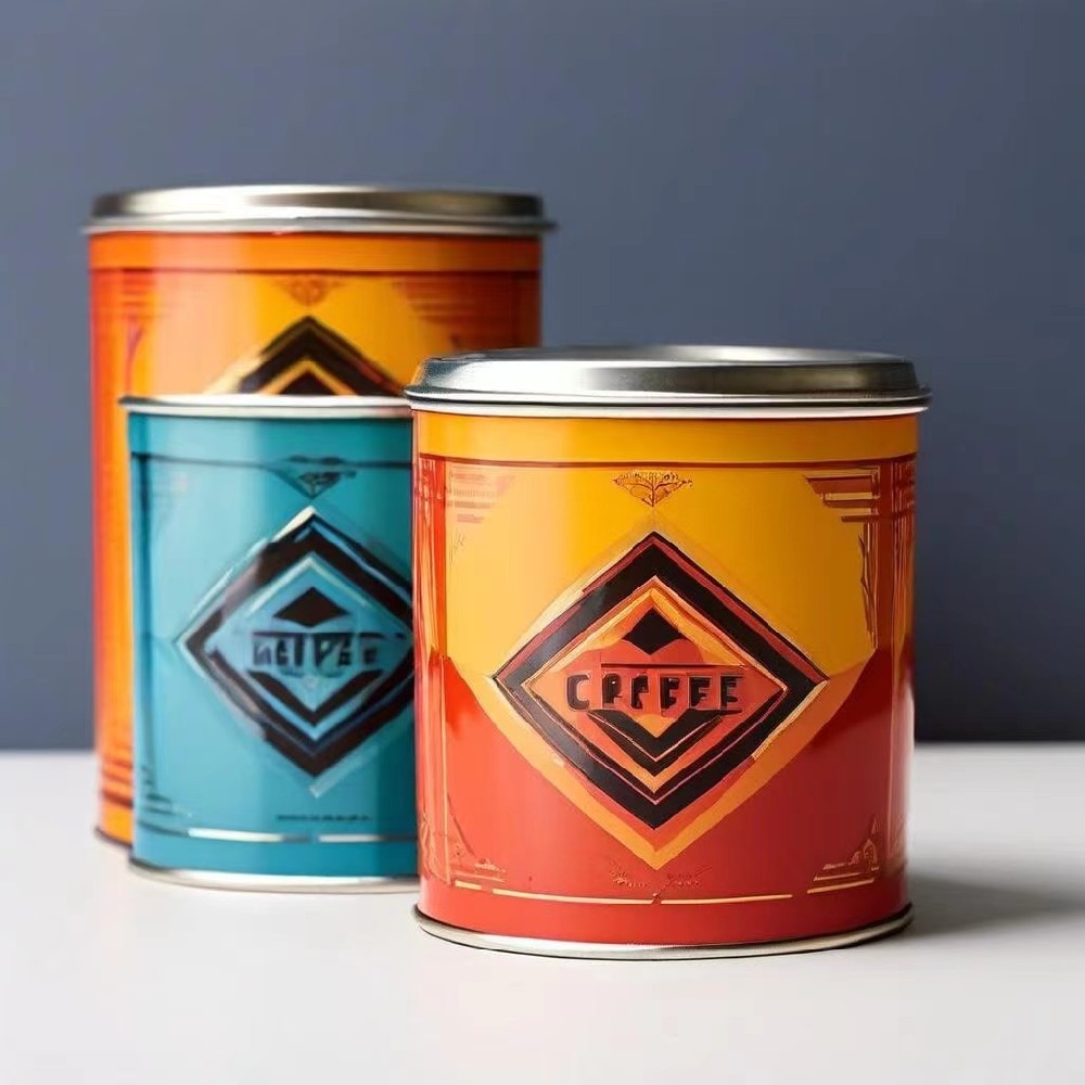 Wholesale Custom Vintage Coffee Tin Cans