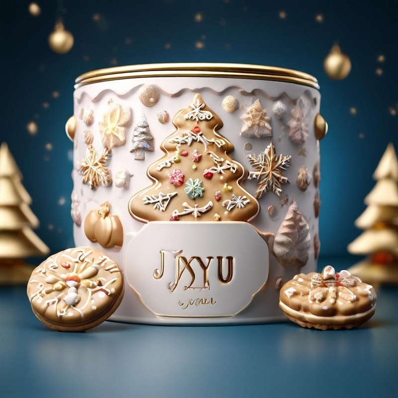Wholesale Printed Customised Biscuit Tins for Christmas
